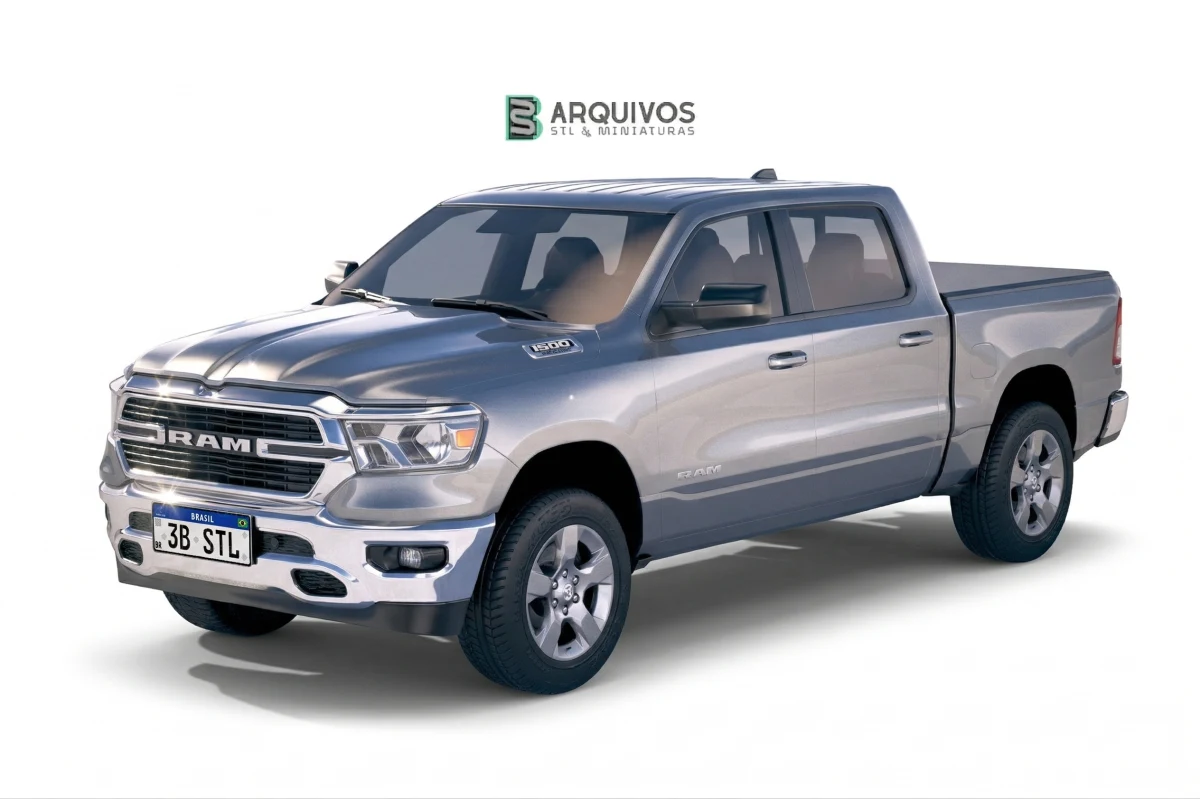 Modelo 3D STL - Dodge RAM BigHorn 2019